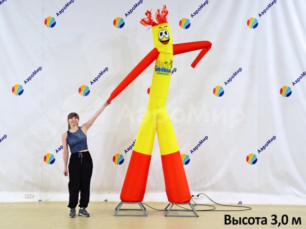 Аэромен на двух ногах — с логотипом