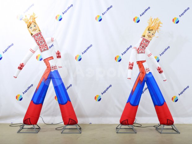 Аэромен на двух ногах — с логотипом