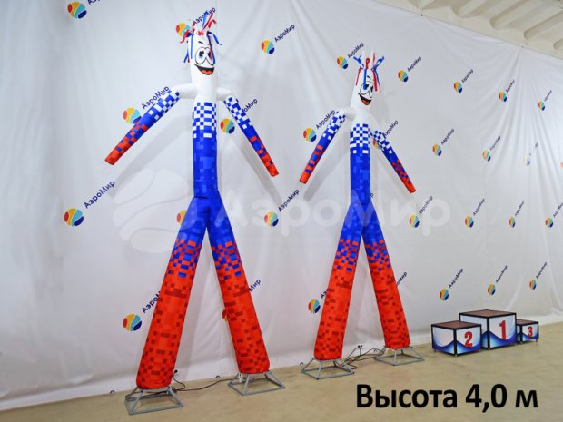 Аэромен на двух ногах — с логотипом