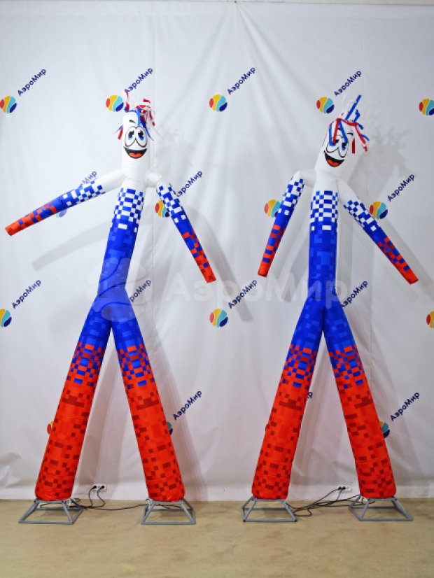 Аэромен на двух ногах — с логотипом