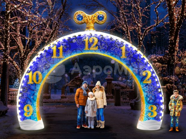 Новогодние часы