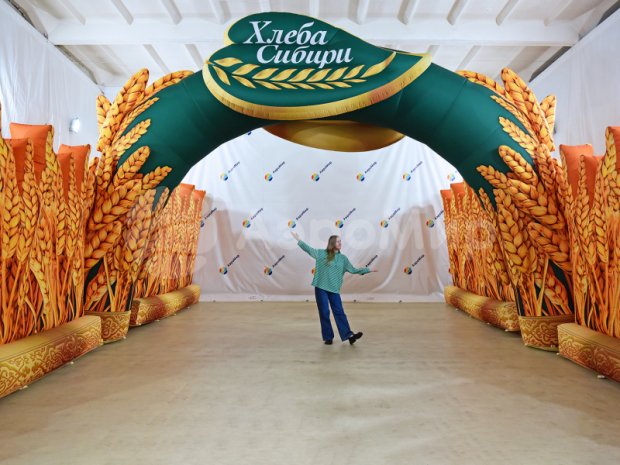 Арка-туннель Колосья