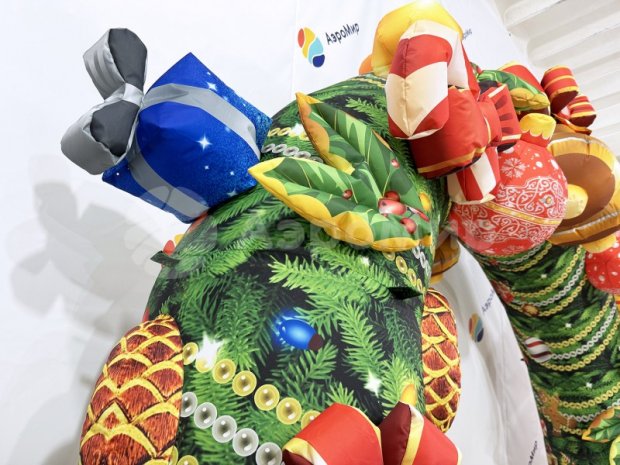 Надувная круглая арка Комбинированная