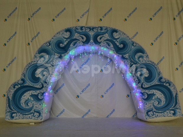 Надувная арка Мороз