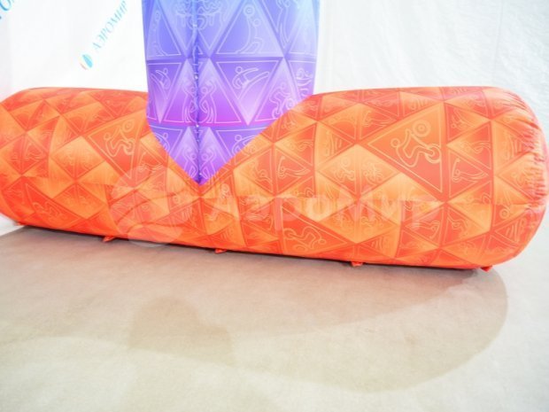 Трапеция на опорах, полноцветная