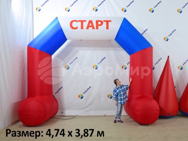 Трапеция на опорах