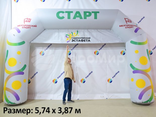 Арка полноцветная надувная, брендированная