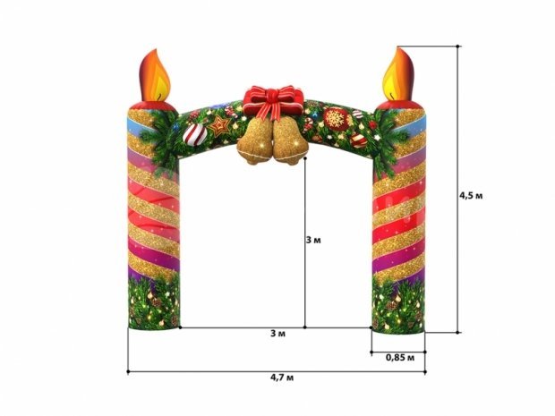 Новогодняя арка Рождество