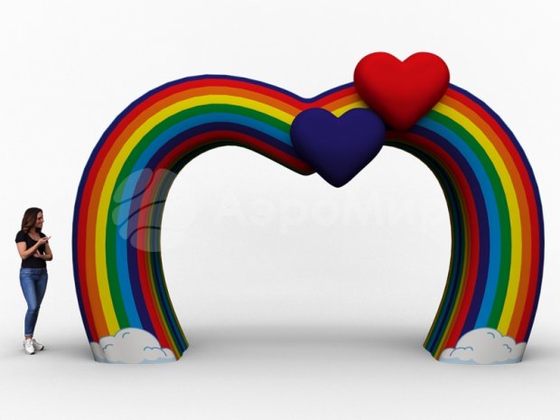 Надувная арка Сердце
