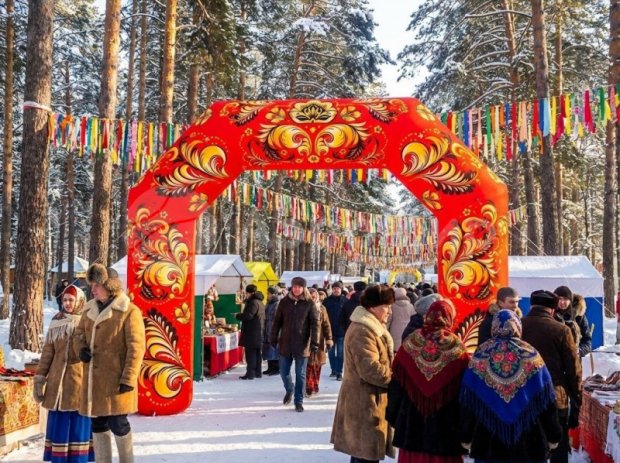 Трапеция, к Масленице