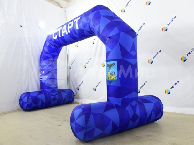 Трапеция на опорах, полноцветная