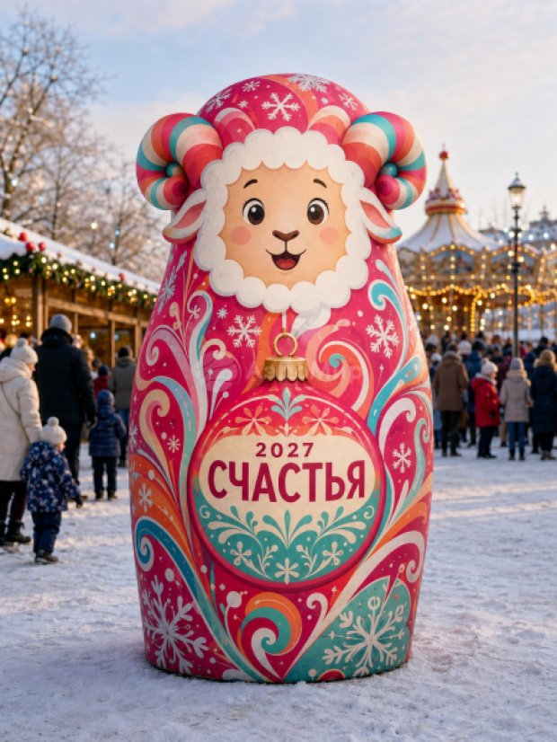 Матрешка Бычок