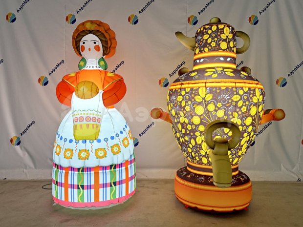 Барыня, дымковская игрушка