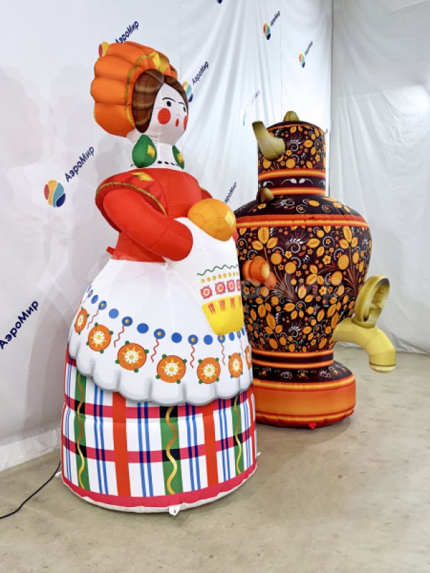 Барыня, дымковская игрушка