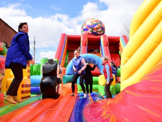 Батут легопарк