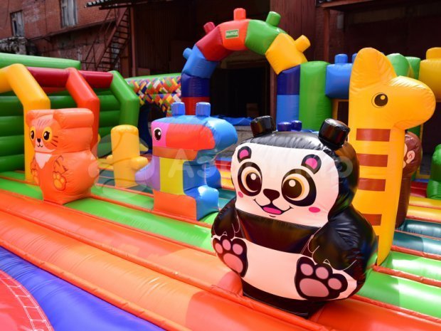 Батут легопарк