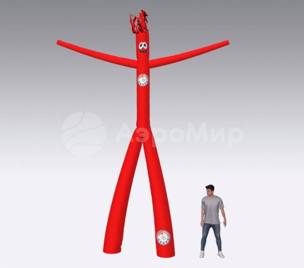 Аэромен на двух ногах — с логотипом