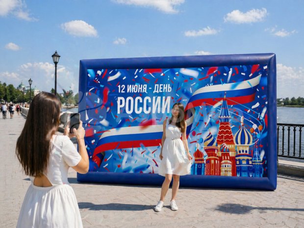 Надувной билборд