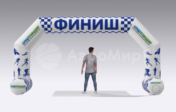 Трапеция на опорах Лайт, полноцветная