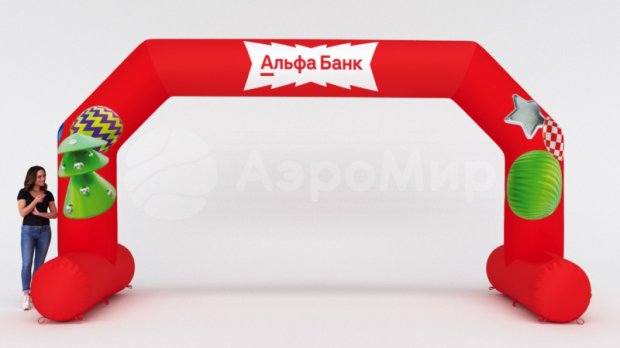 Трапеция на опорах Лайт, полноцветная