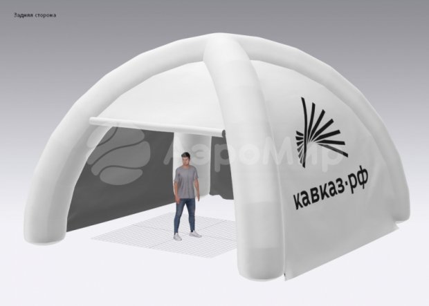 Надувная палатка Лайт — с нанесением печати
