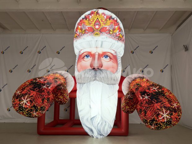 Дед Мороз на крышу