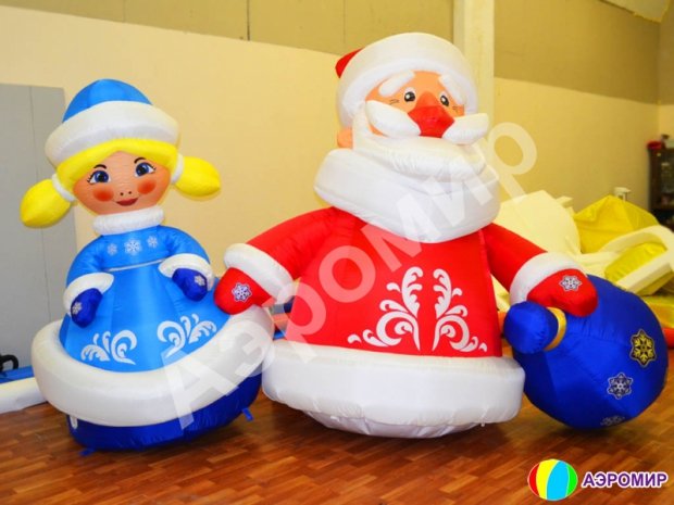Комплект «Дед Мороз, Снегурочка, Снеговик» Стандарт