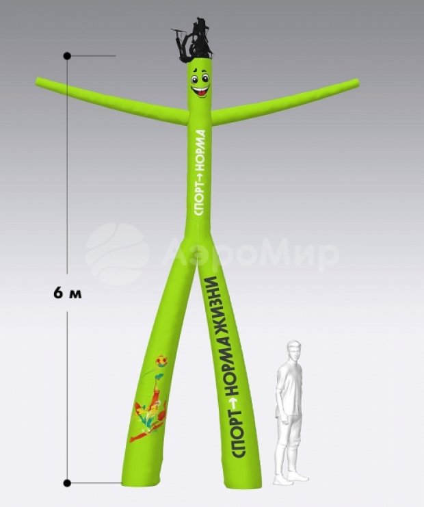 Аэромен на двух ногах — сложный