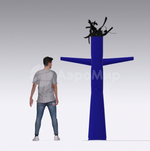 Аэромен на одной ноге — простой