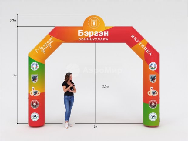 Трапеция с декоративным элементом Лайт