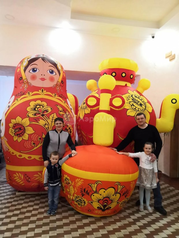 Матрешка хохлома