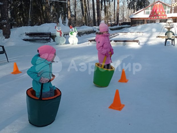 Забег в ведрах