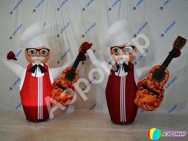 Аэромен машет рукой — сложный