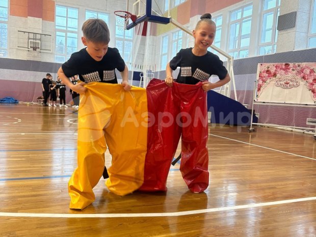 Командная игра Штаны на двух участников, Югра.