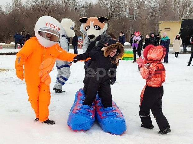 Командная игра лыжи, Энгельс.