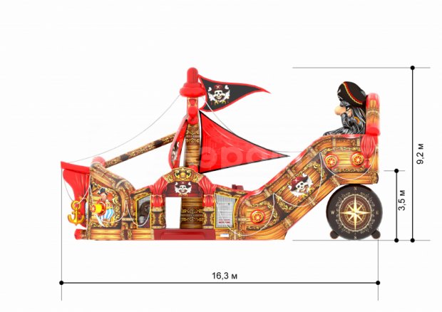 Пиратский корабль