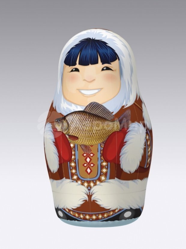 Национальные надувные матрешки