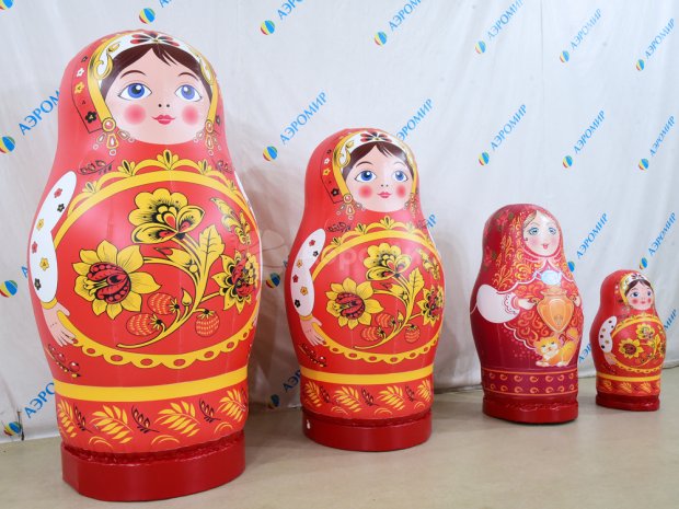 Матрешка хохлома