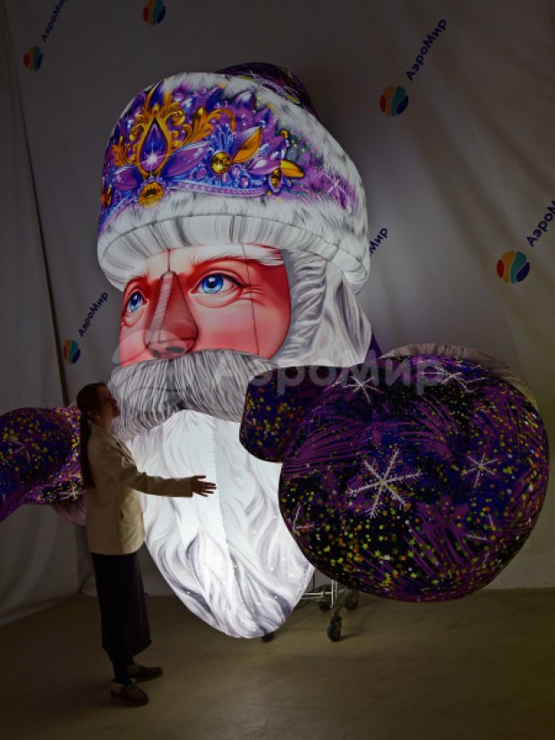 Дед Мороз на крышу