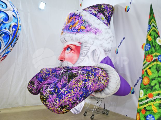 Дед Мороз на крышу