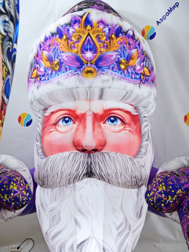 Дед Мороз на крышу