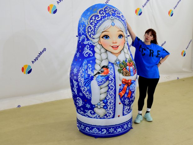 Матрешка Снегурочка