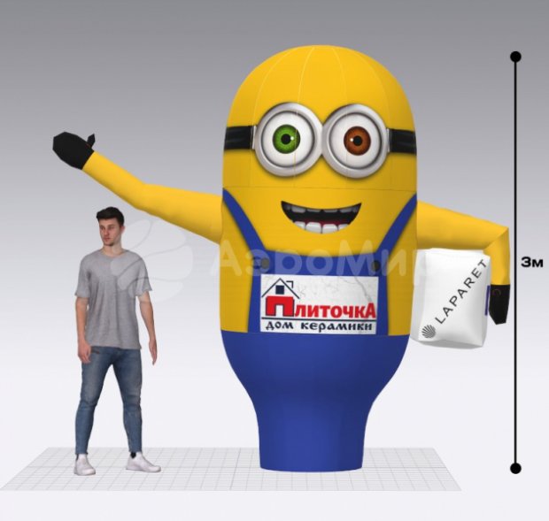 Овальный зазывала с декором