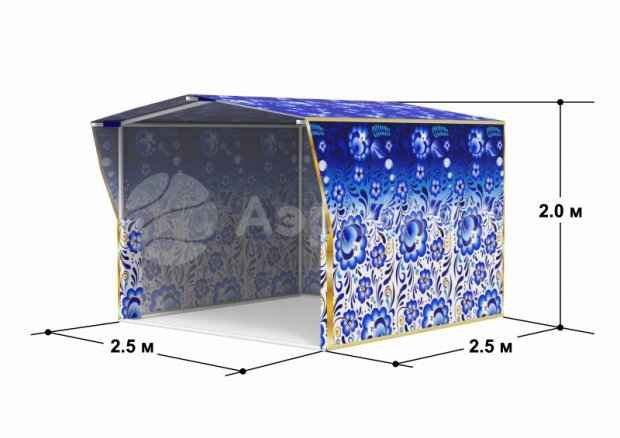 Каркасная палатка 2,5 х 2,5