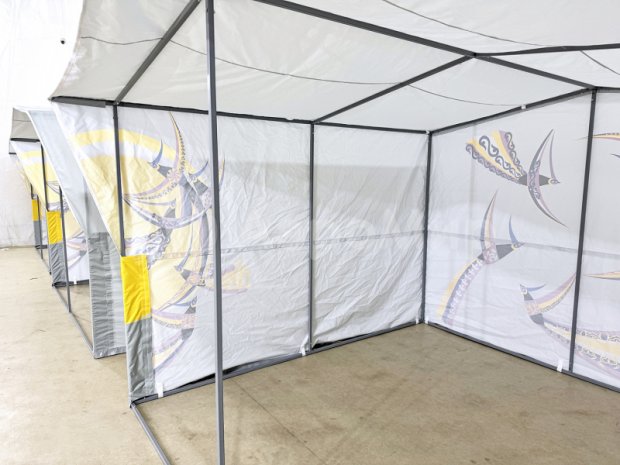 Каркасная палатка-шатёр 2,7 х 2,7