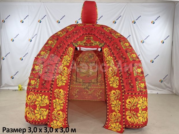 Надувная палатка с декором
