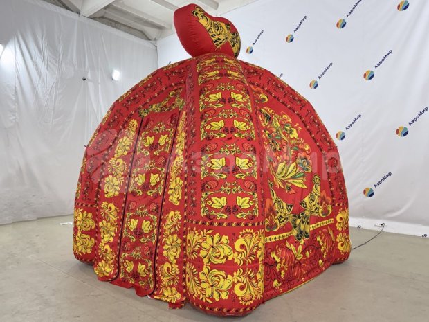 Надувная палатка с декором