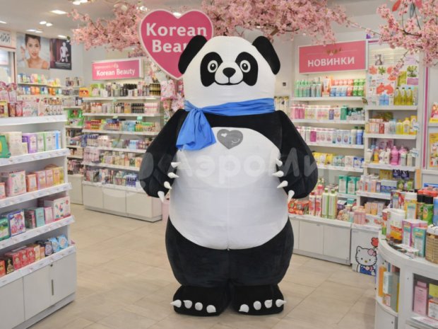 Панда из искусственного меха