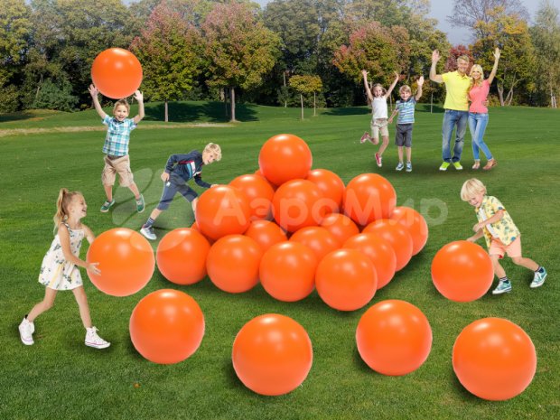 Пирамидка из мячиков