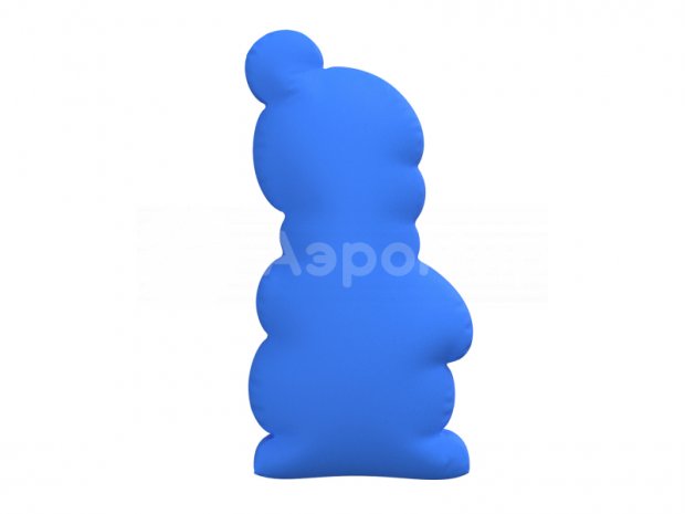 Снеговик с подарком-подушка